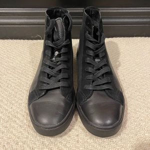 Frye high top leather sneakers